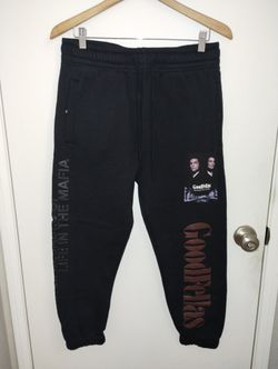 Goodfellas Shoe Palace Black Fleece Joggers Sweatpants Men's Size M