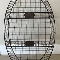 Metal Hanging Shelves (Rustic)