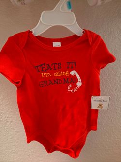 Cuddle Bear Baby Onesie – That's It I'm Calling Grandma
