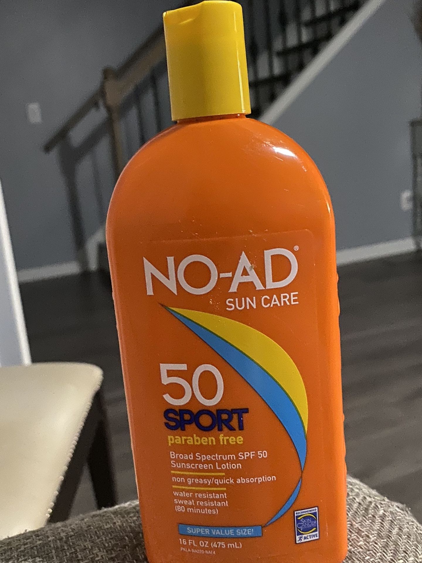 NO-AD Sport Sunscreen Lotion, SPF 50 16 oz (Pack 4