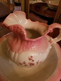 Beautiful pitcher and bowl