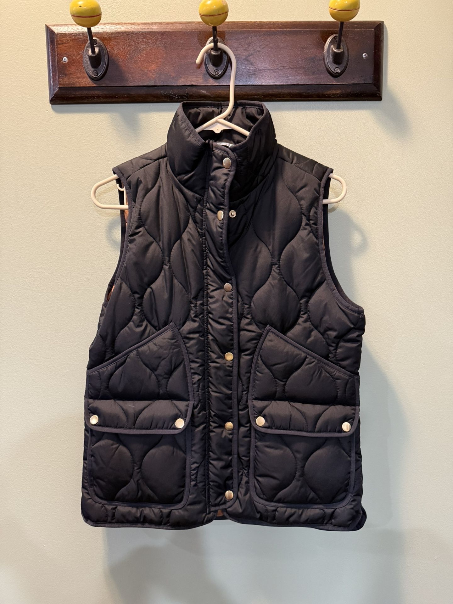 J. Crew Women’s Black vest