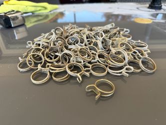 Hose clamps, spring style, 1"