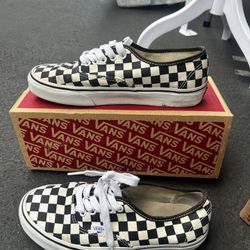 Checkered Vans