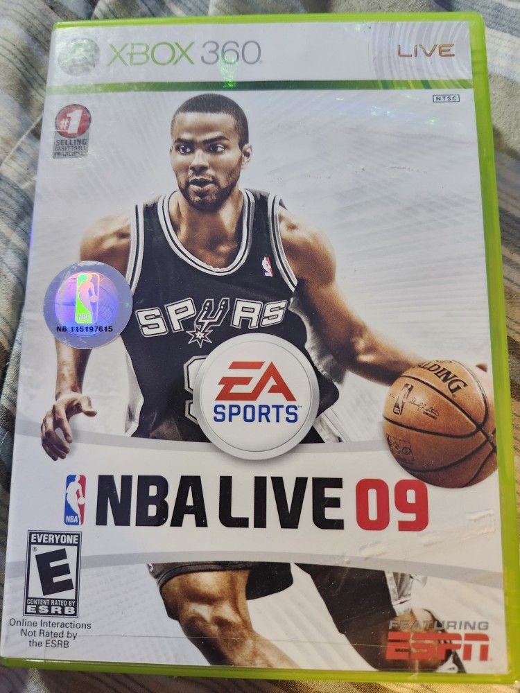 XBOX 360 EA Sports NBA Live 09 Video Game