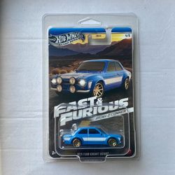 Hot Wheels Ford Escort RS1600 Fast & Furious Silver Series Sealed