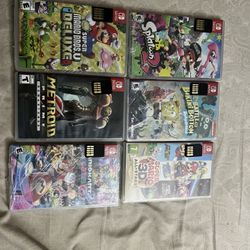 Nintendo Switch Games Splatoon / Bikini Bottom / Super Mario 3D ALL STAR / Super Mario Bros U Deluxe / Metroid Prime RE / Mario Kart 8 Deluxe