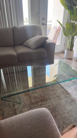 BoConcept Classic Modern Glass Coffee Table