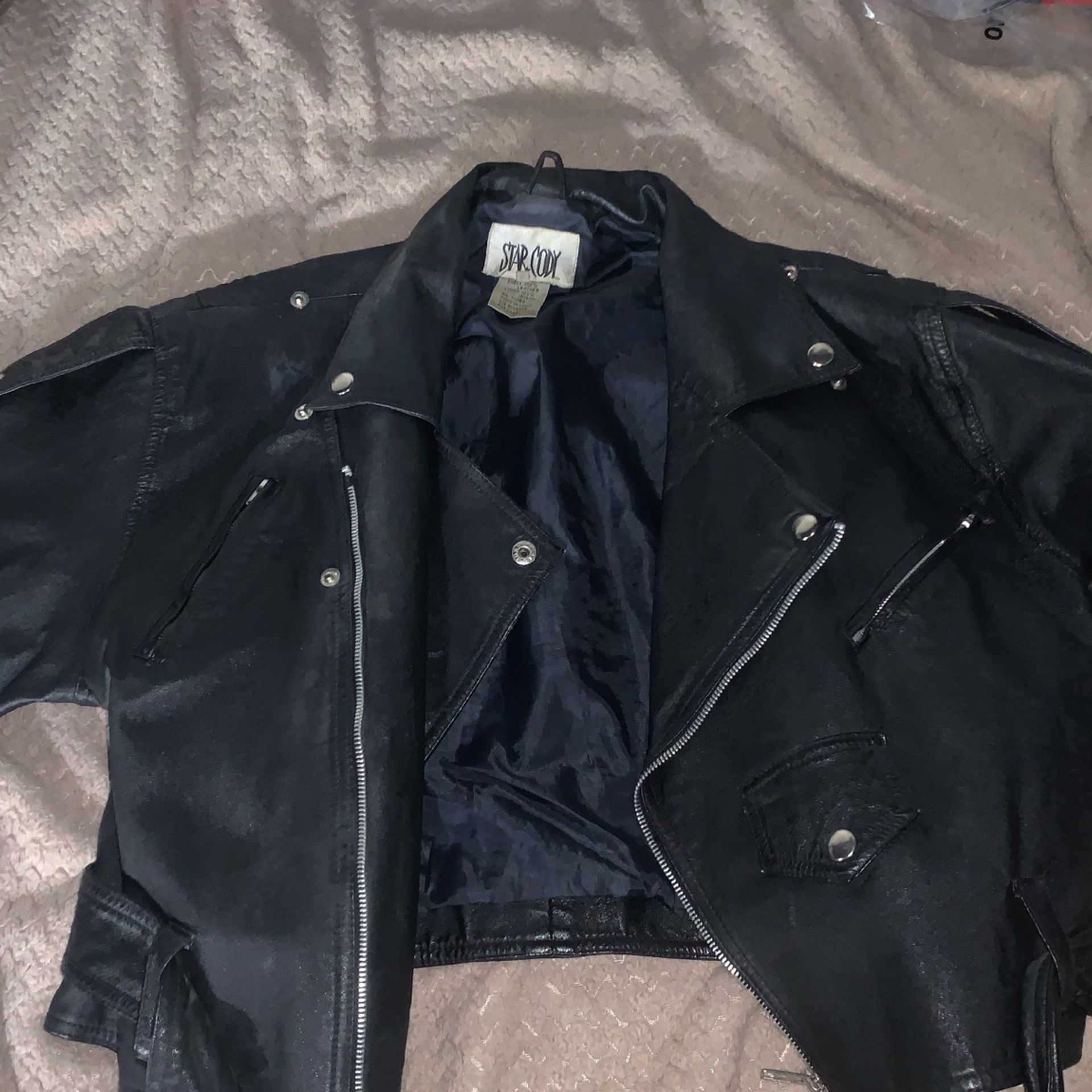 Star Cody 100% Leather Biker/Greaser Jacket