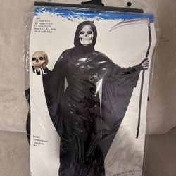 Last Minute Halloween Costume - Youth Grim Reaper Robe