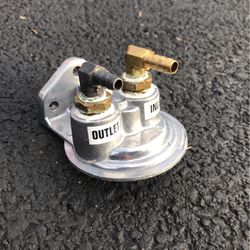 Remote oil filter mounting