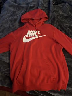 Red Nike Hoodie M