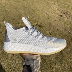 Adidas Pro Boost Low (FW9495) White Silver Sneakers Men Size 13
