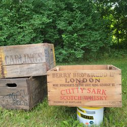 Antique Beer Boxes