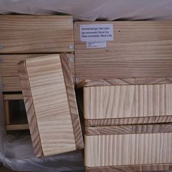 Kids hollow wooden building blocks