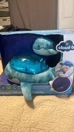 Cloud.b Tranquil Whale Blue Family