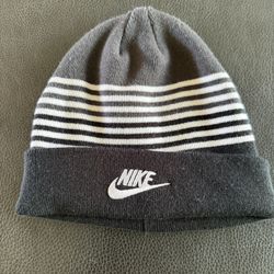Nike striped beanie