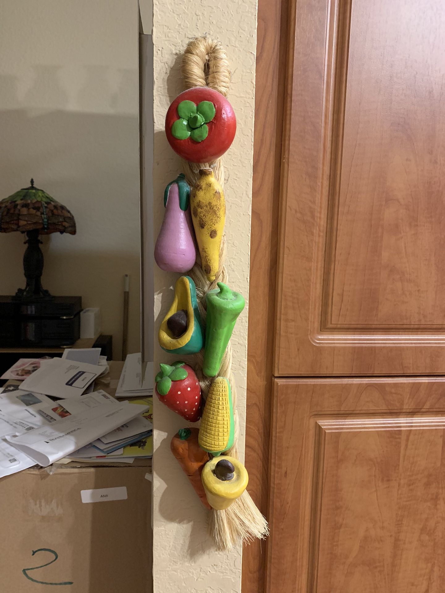 Spanish Ceramic Fruits And Vegetables Wall Decor