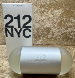 212 NYC Carolina Herrera For Women 3.4 Fl. Oz./100 Ml. Tester Bottle 
