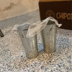 Galvanized Metal Vases