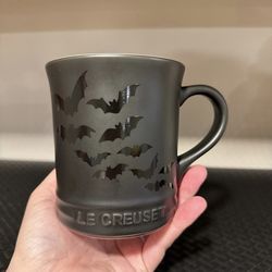 Matte Black Bat Mug
