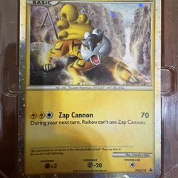 Pokemon Raikou HGSS19 Black Star Promo PRIME Cosmo Holo TIN FRESH! NM⚡️