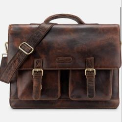 Leabags Leather Shoulder Bag - Messenger Bag Leather