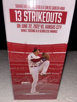 Shohei Ohtani 13 Strikeouts BOBBLE HEAD 