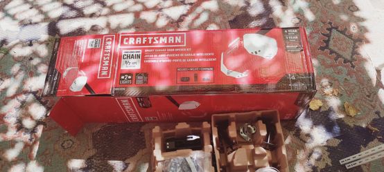 Parts from garage door opener
