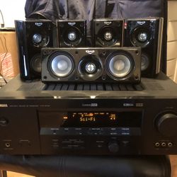 yamaha av receiver klipsch speakers
