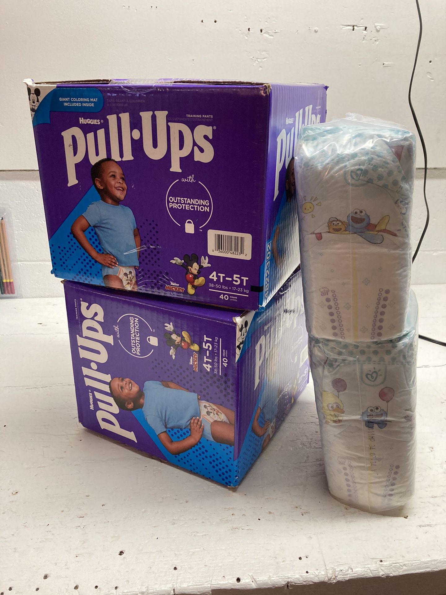 Pull-Ups & Pampers 4T-5T Brand new