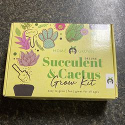 Home Grown Deluxe Succulent & Cactus Grow kit