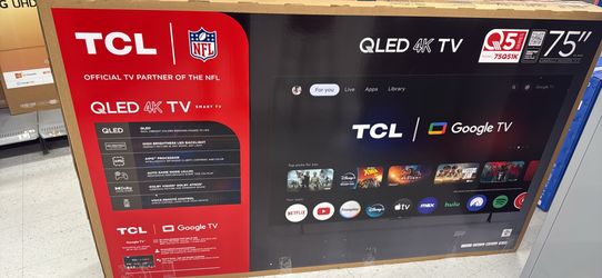 TCL smart tv 75"