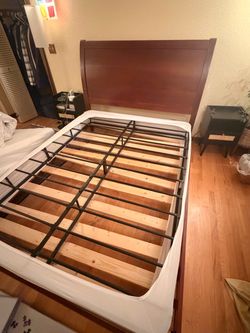 Queen Bed Frame + Optional Mattress