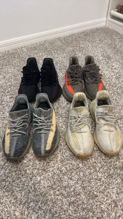 Yeezy 350 - 4 pairs all size 10.5