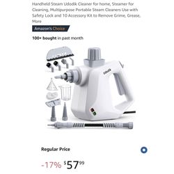 Brand new Handheld Steam Udodik Cleaner for home, Steamer for Cleaning, Multipurpose Portable Steam Cleaners Use with Safety Lock and 10 Accessory Kit