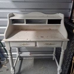 Oak Desk/ Vanity 