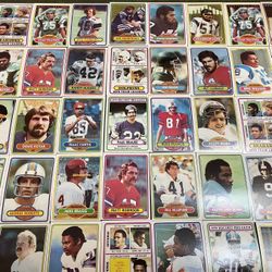 Lot of 50 1980 topps football cards #2