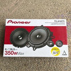 Pioneer Speakers Brand New 6 1/2 Component Set 