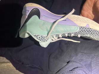 Nike Running Sneaker Mint Green and Purple