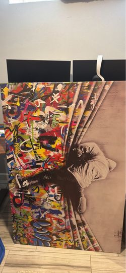 Set of two large cavas pics