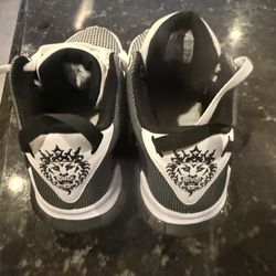 Nike LeBron Witness 7 (White / Black / Metallic Silver)