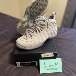 Nike Foamposite Wolf Grey (worn 1x)