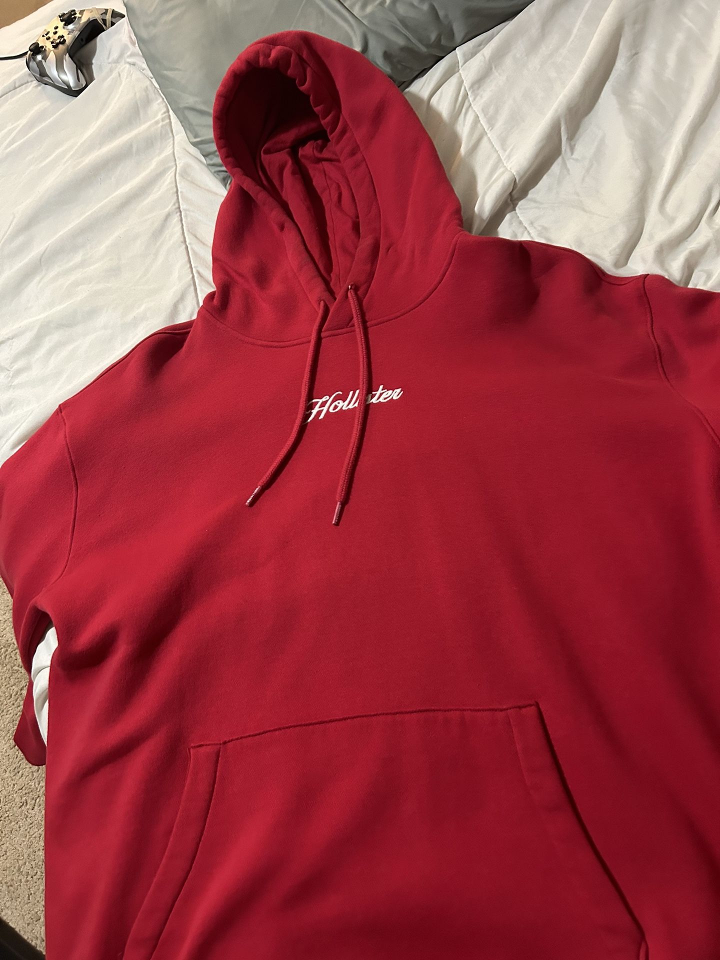 Red Hollister hoodie vintage