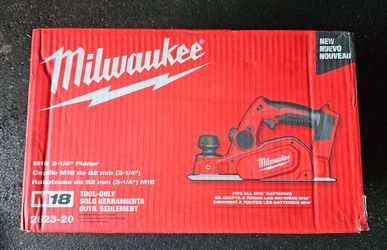Milwaukee
M18 18V Lithium-Ion Cordless 3 1/4 inch Planer (Tool-Only)