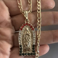 virgen de guadalupe necklace 