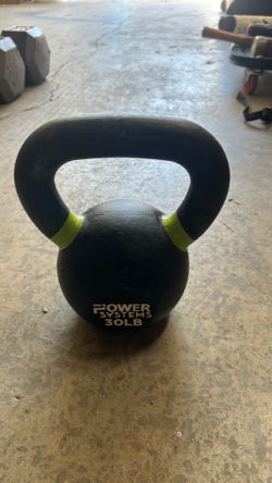 30 pound kettle bell