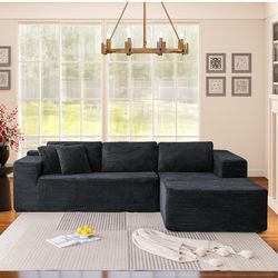 New in box 106" Cloud Se ctional C ouch with Chaise Lounge,