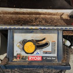Ryobi 10 Inch Table Saw