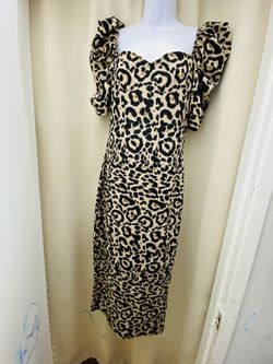 Women Leopard Dress